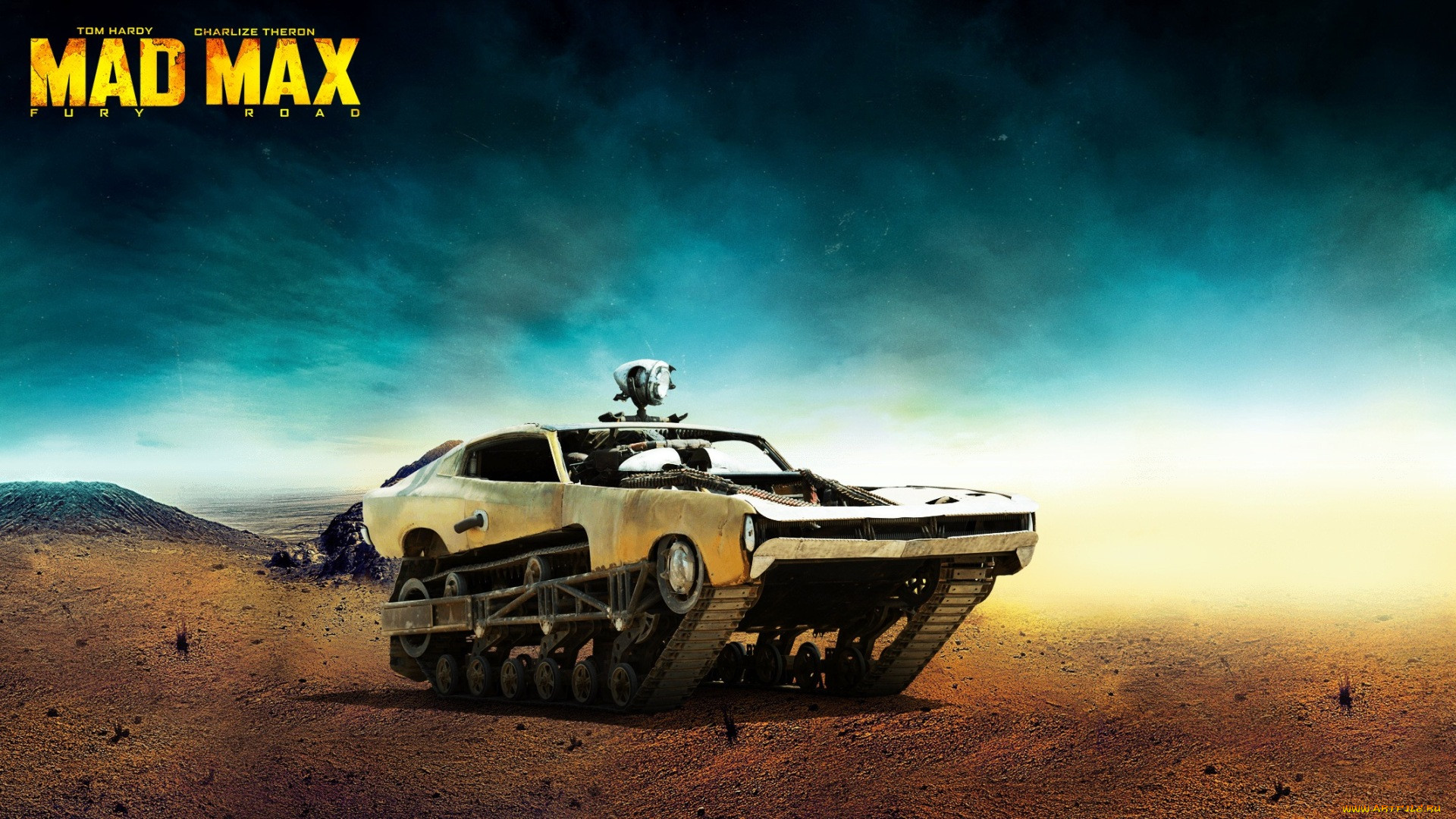 Обои Кино Фильмы Mad Max: Fury Road, обои для рабочего стола, фотографии  кино фильмы, mad max, fury road, прожектор, машина, безумный, макс,  пустыня, вездеход Обои для рабочего стола, скачать обои картинки заставки